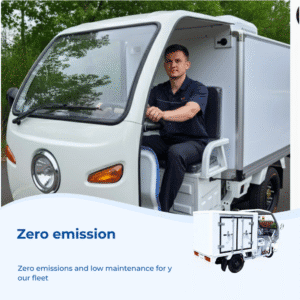 Precision temperature control panel on electric cold chain tricycle (-18c to 10c)
