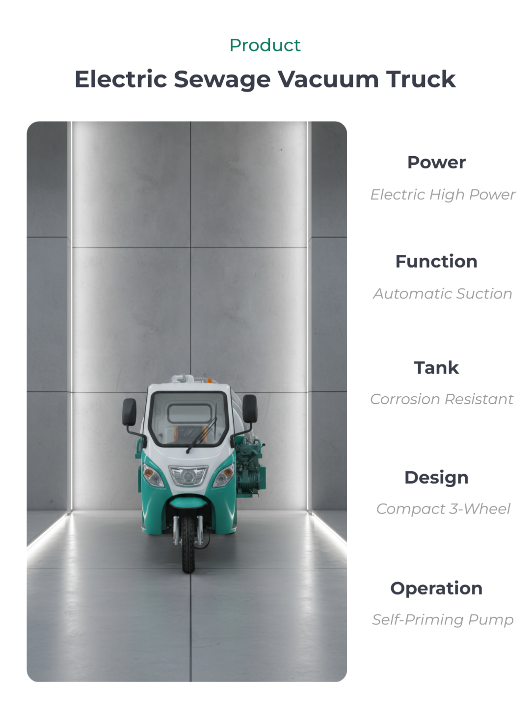 300km long range electric cargo trike