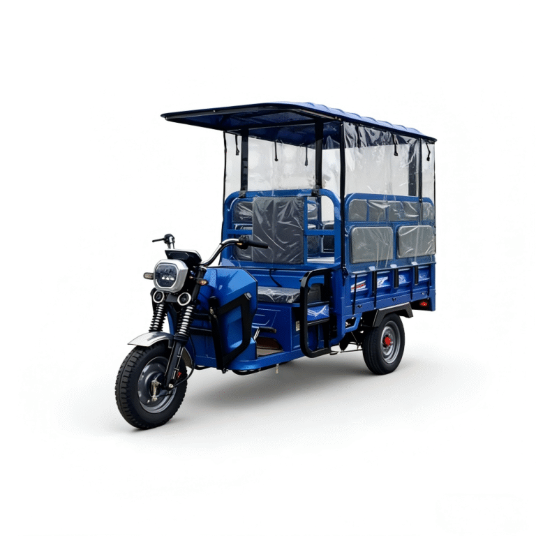 Shanghai yihu industrial co., ltd. | enclosed electric cargo tricycle | 2-in-1 passenger & cargo | wholesale | yihuev