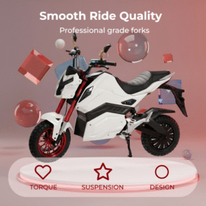 Automatic Hydraulic Dump Electric Cargo Tricycle:5 Great Advantages 1 Red Z6 electric motorcycle front view, sport streetbike, LED headlight