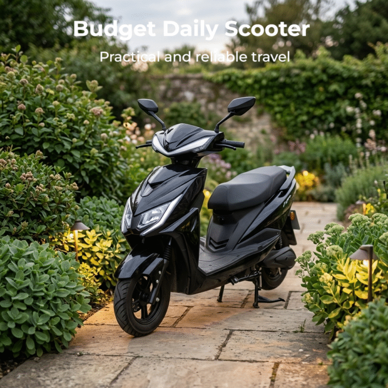 Red Adult Electric Motorcycle with 3000W High Power Motor