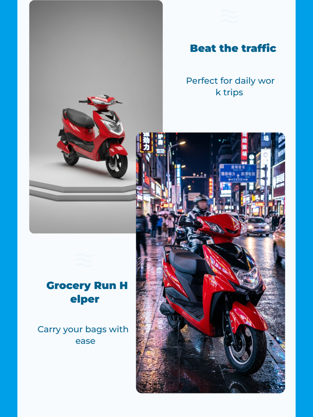 72V 50Ah Removable Battery Electric Motorcycle
